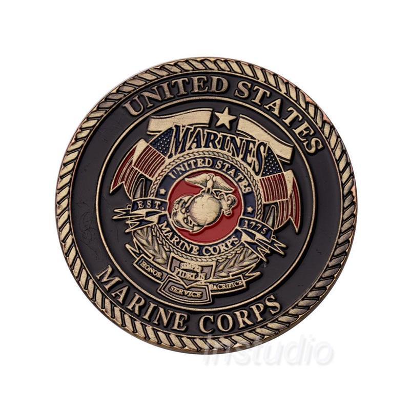 

Commemorative medal, demon dog, military, metal badge, creative ornament, handicraft, collectible, Christmas gift, Stocking stuffers золотий