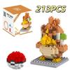 61 Style Funny Building Blocks Assembly Anime Picachu Charizard Doll Blastoise Bulbasaur Gengar Bricks Toy for Kid