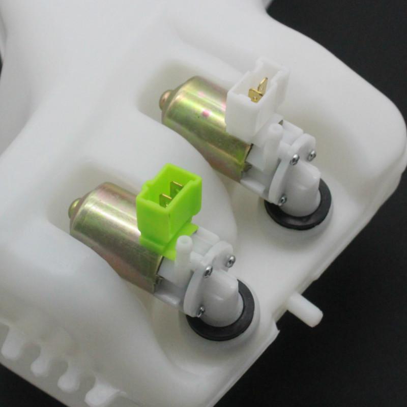 SHLPDFM Car Windshield Washer Pump Washer Bottle Kit Washer System with Pump Jet Button Switch for Nissan