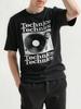 Vintage Turntable Print on Premium Soft 100 Cotton Unisexs T Shirt Perfect for Summer Music Festivals and DJ Nights