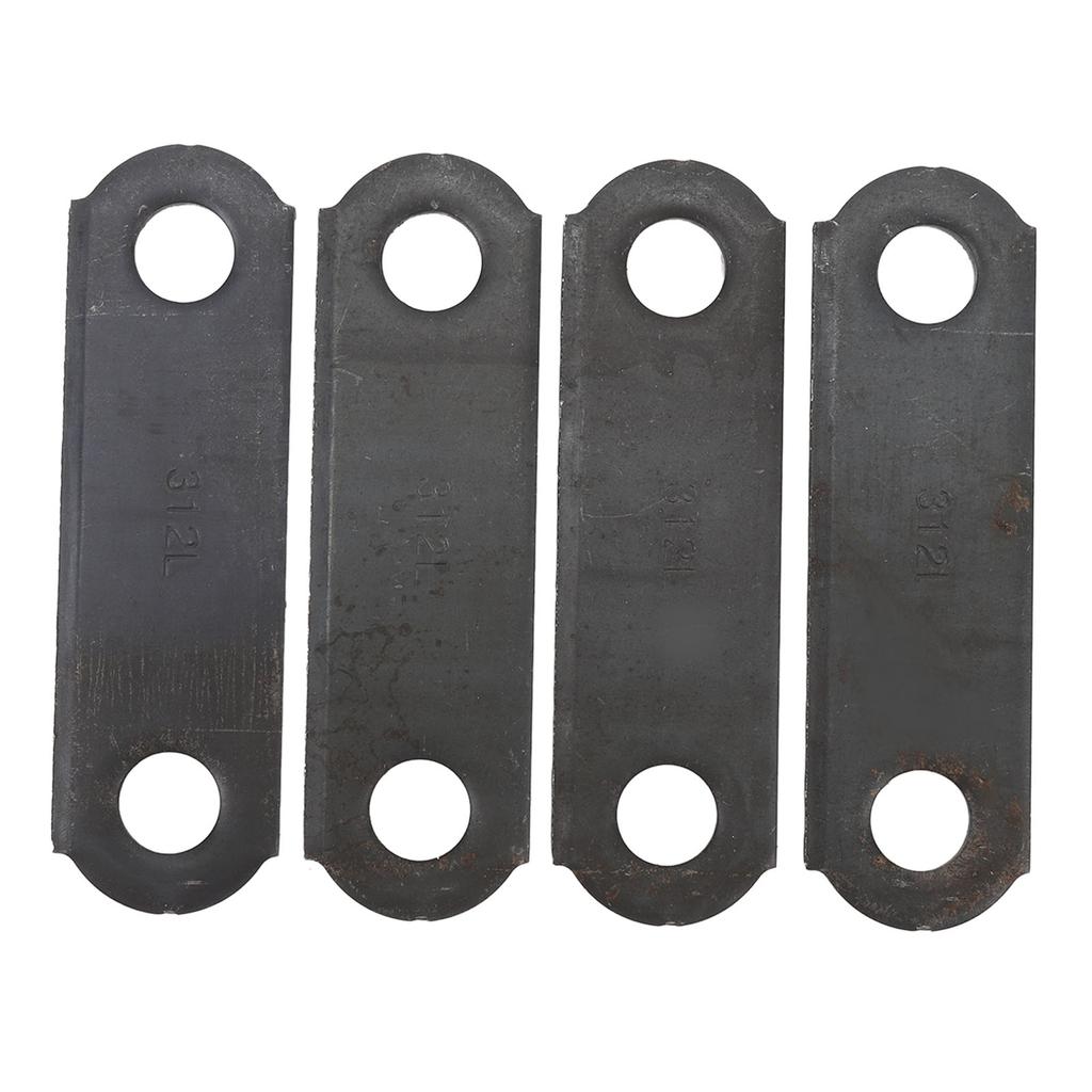 4PCS Trailer Spring Shackle Strap Links 3 1 8in Length Heavy Duty Steel for Double Eye Leaf Spring