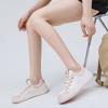 Internet celebrity leather sports shoes women's versatile casual soft-soled white shoes thick-soled panda color matching breathable women's shoes 