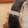Popular New Concept Personality Reverse Pointer Women and Man Watch  Version Simple Black White Couple Belt Quartz Wristwatch