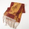Striped Letter Color Matching Imitation Cashmere Warm Shawl Scarf Autumn And Winter Fashion Versatile Fringed Commuter Scarf