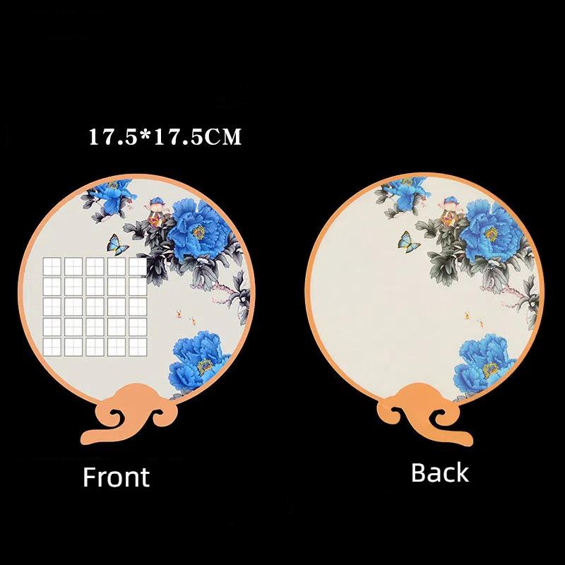 

Культурный Креативный Бумага Сюань Туань Шань Утолщенный Двусторонний Веер Ручной Веер Кисть Ручка DIY Каллиграфия Живопись Искусство Поэзия Ханфу Веер