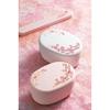 Tatsumiya SAKURA Compact Bento Box (PK) Size: Approx. W13.5 D9.5 H7.2 52956