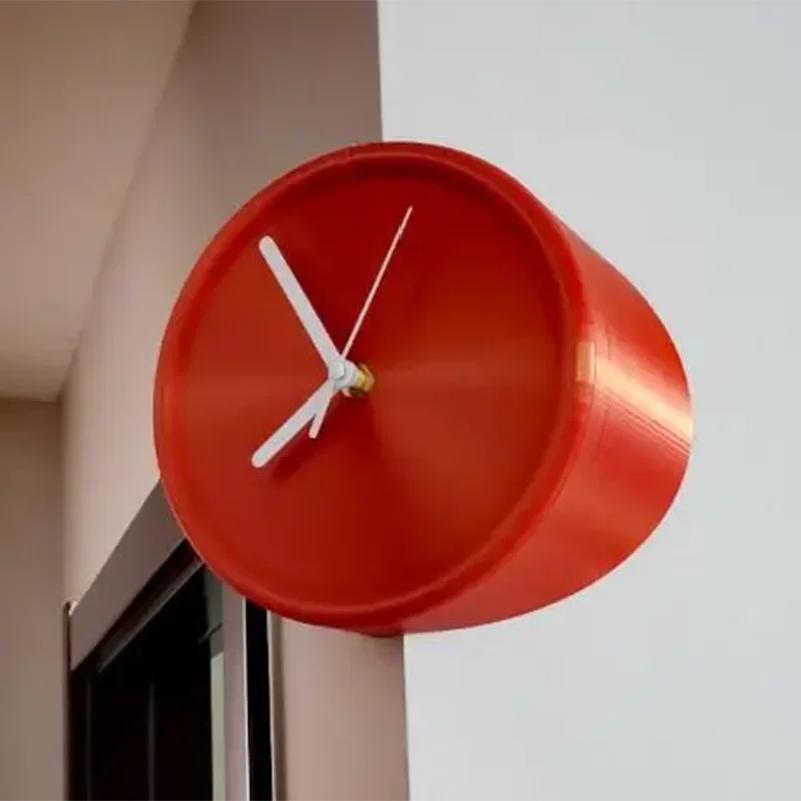 Orologi da Angolo Orologi da Parete Creativi Orologio Minimalista Design Orologio da Polso Orologio da Soggiorno Decorazioni Estetiche per la Casa Moderna Accessori