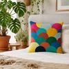Geometric Print Pillowcase, Breathable All-Season Pillow Cover, Moisture Absorbing Decorative Sofa Cushion Cover,Soft Decorative Cushion Case for Sofa