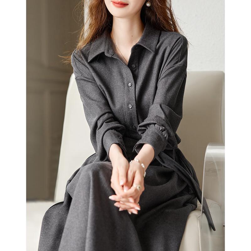 Demana Women s Urban Casual A-Line Midi Dress L