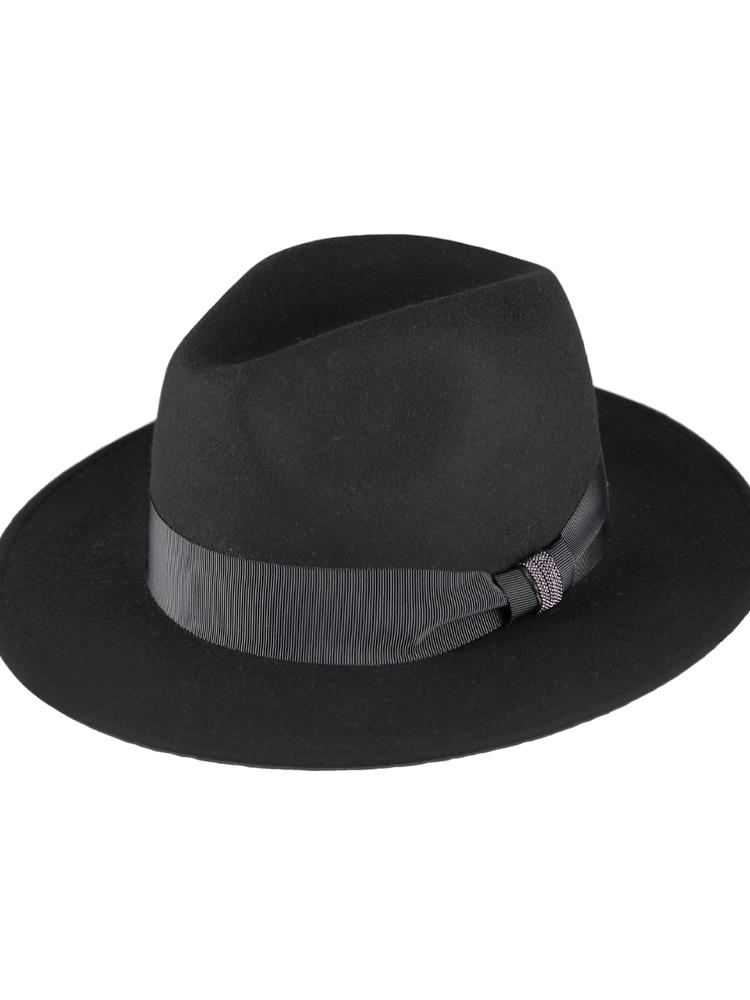 Kaliseumontapone Chelsea 7 Beads Beaded Fedora Hat