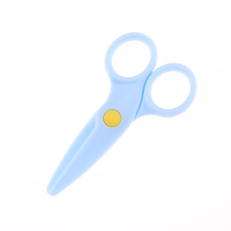 Kids Safe Craft Scissors Rounded Safety Edge 1Pc Portable Set for Toddlers Home DIY Craft Kindergarten Supplies