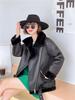 Women's Thickened Warm Motorcycle-Style Double-Sided Jacket Coat