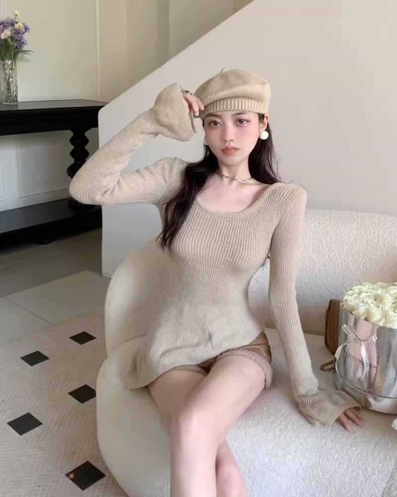 2025 Autumn/Winter PU Leather Patchwork Furry High-Waisted Slimming Women's Shorts