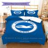 Brighton & Hove Albion Pattern Bedding,Quilt Set Quilt Cover Pillowcase Home Birthday Gift(1 * Duvet Cover + 2 * Pillowcase, Without Core)
