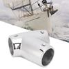 Boat Hand Rail Fitting 60 Degree Tee 316 Stainless Steel Tee Fitting for Marine Yacht Boat22MM