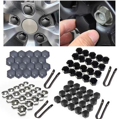 20 pièces Pour Tesla Model 3 Y X S Cache-Écrous de Roue de Voiture Anti-Rouille Protection Cache-Moyeu de Voiture 21mm Cache Décoration d'Écrou d'Hub de Roue Accessoires