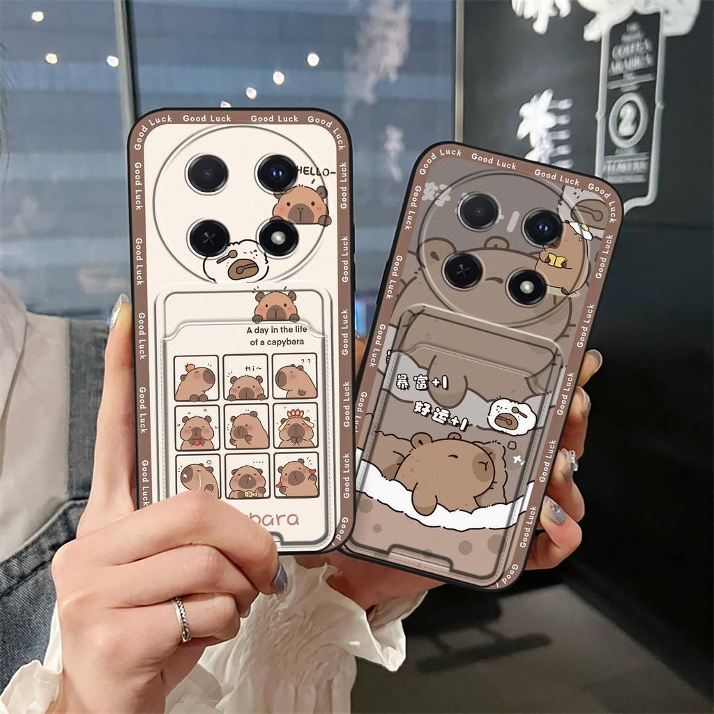 Back Cover Shockproof Phone Case For Huawei Enjoy70 Pro/Nova12i/Nova13i Anti-knock Card Bag Durable Protective Cute TPU