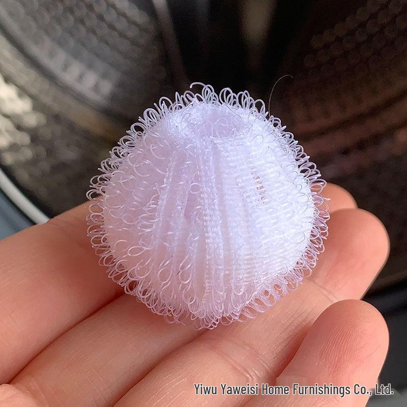 Anti-Tangle Nylon Laundry Balls for De-linting and Hair Removal In Washing Machines