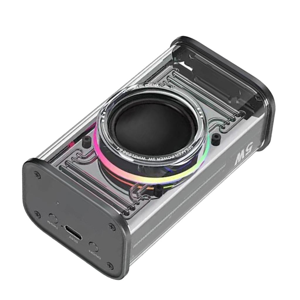 Spker with Colorful Lights Loud Subwoofer Surround Sound Rechargble Wireless Spker