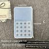 High Transparent Nail Art Nail Color Palette Gel Polish Pallet Mixing Drawing Paint Plate Pad Manicuring Display Showing