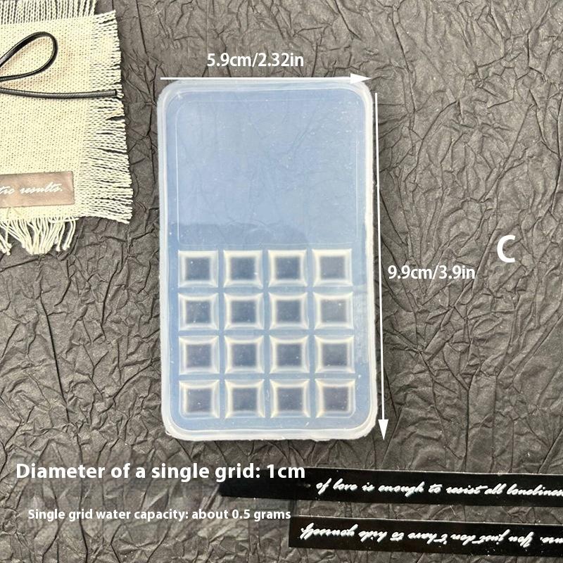 High Transparent Nail Art Nail Color Palette Or Gel Polish Pallet Mixing Drawing Paint Plate Pad Manicuring Display Showing