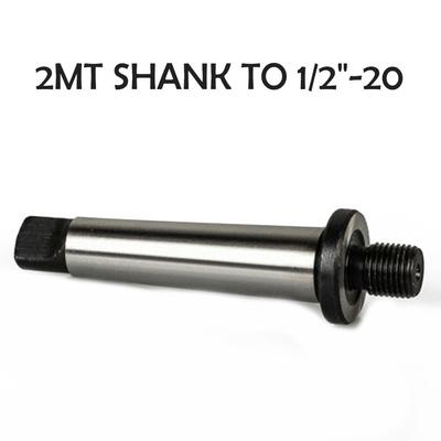 2MT Shank To 1/2''-20 Threaded Drill Chuck Arbor Morse Taper MT2 Adapter