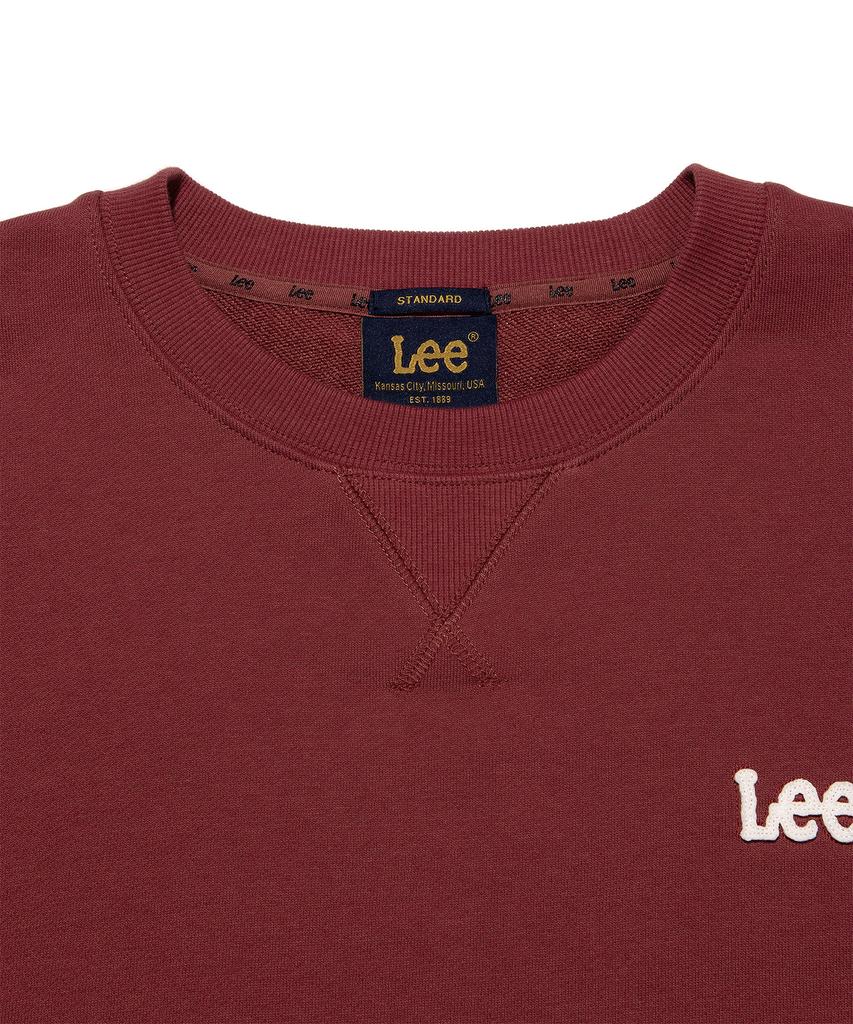 LEE Felt Twitch Logo Sweatshirt Red