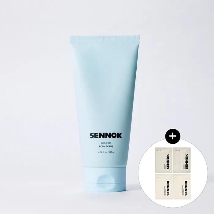 

Голубая Сода Скраб для Тела 180 мл + [Бесплатно] Sennok Уход за Телом и Волосами 4 вида (7млX4)