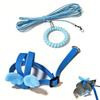 Adjustable Parrot Harness With Wing Decor Anti‑Bite Flying Leash For Budgie Lovebird Cockatiel