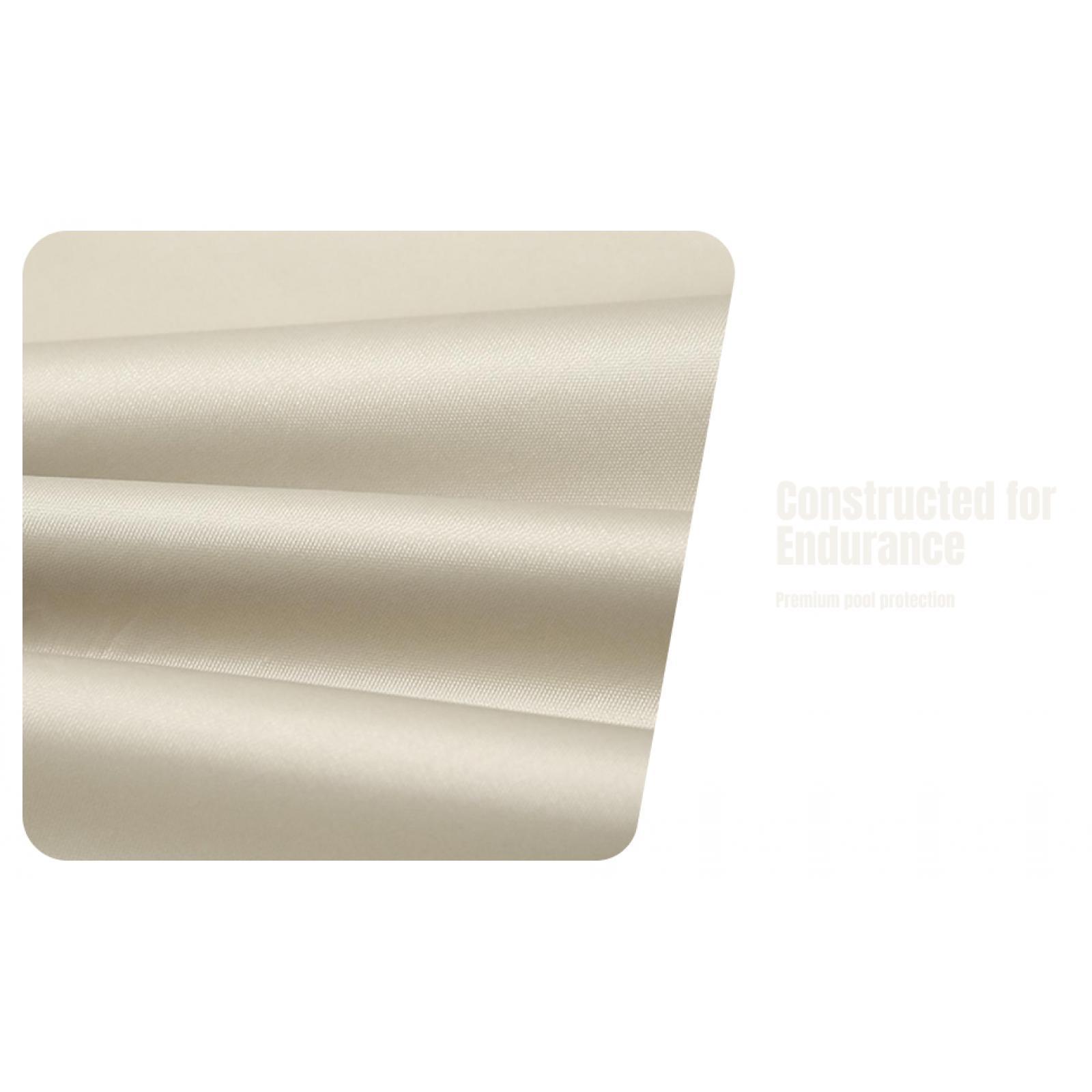 Swimming Pool Cover Roller Covers, Outdoor Heavy-Duty Dustproof Waterproof Beige