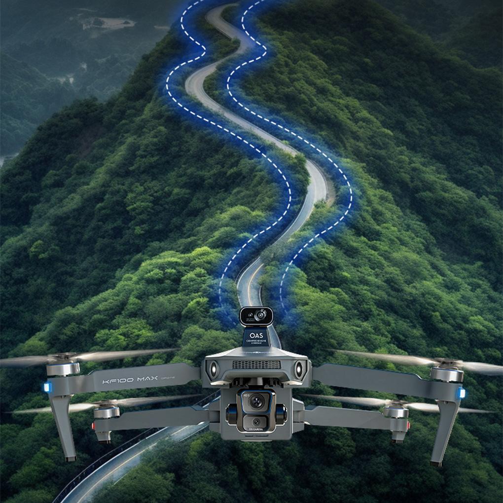 KF100 MAX Drone 4K Camera 3-Axis Gimbal GPS Obstacle Avoidance Touch Screen Aerial FPV Brushless RC Quadcopter Folding Drone