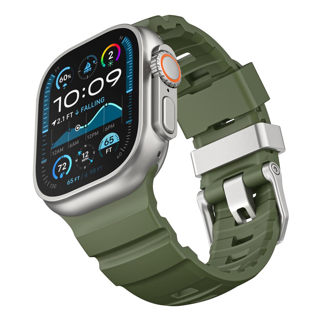 Trail Loop Strap for Apple Watch Band Ultra 2 49mm 46mm 45mm 44mm 42mm Sport Rubber Bracelet Iwatch Series 10 9 8 7 6 SE 5 4