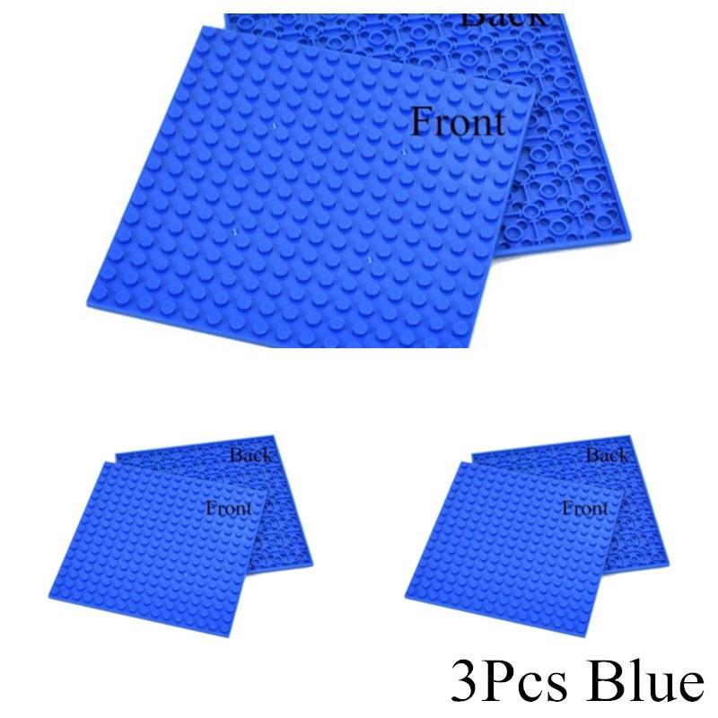 

3 шт. Пластины 16 x 16 Двусторонние Базовые пластины Строительные блоки Базовая пластина MOC Детали для города Обучающая игрушка для детей