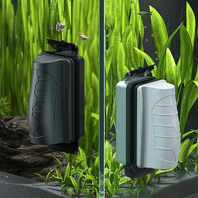Magnetic Aquarium Fish Tank Brushes Remove Moss Glass Suspension Blade Algae Magnetic Brush Blade Algae Scraper Cleaner Brush