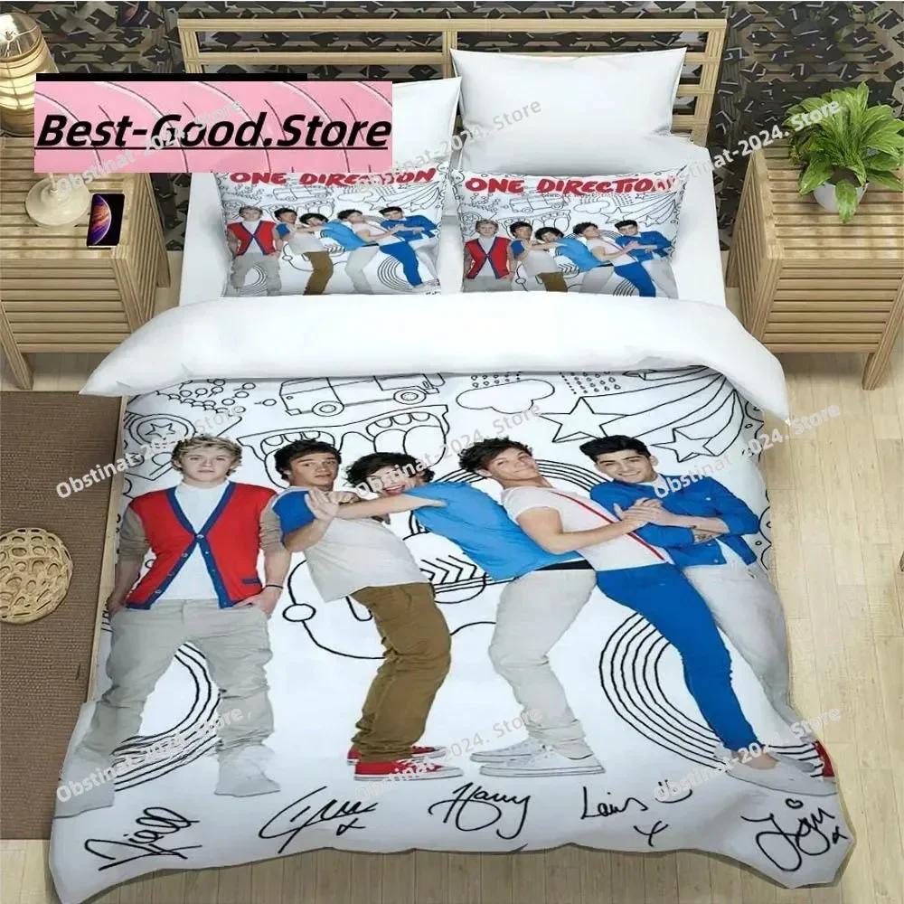 O-ONE Musikband D-Direction Bettwäsche-Set Bettwäsche-Set mit Kissenbezug Bettdeckenbezug Weich Einzel Doppel Queen Super King Größe