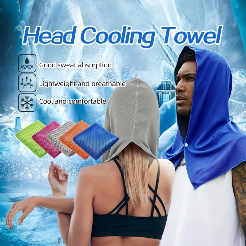Cooling Hooded Towel, 5pcs/set Evaporative Cooling Technology Hooded Cooling Towel, Very Suitable for Sports, Fitness, Gym