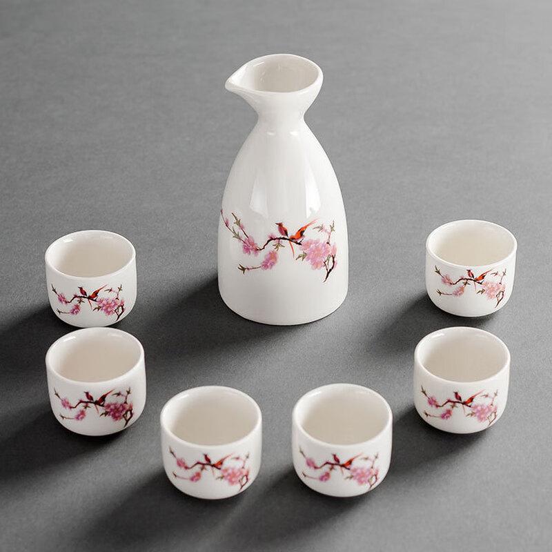 Peach Blossom Ceramic Baijiu Gift Set