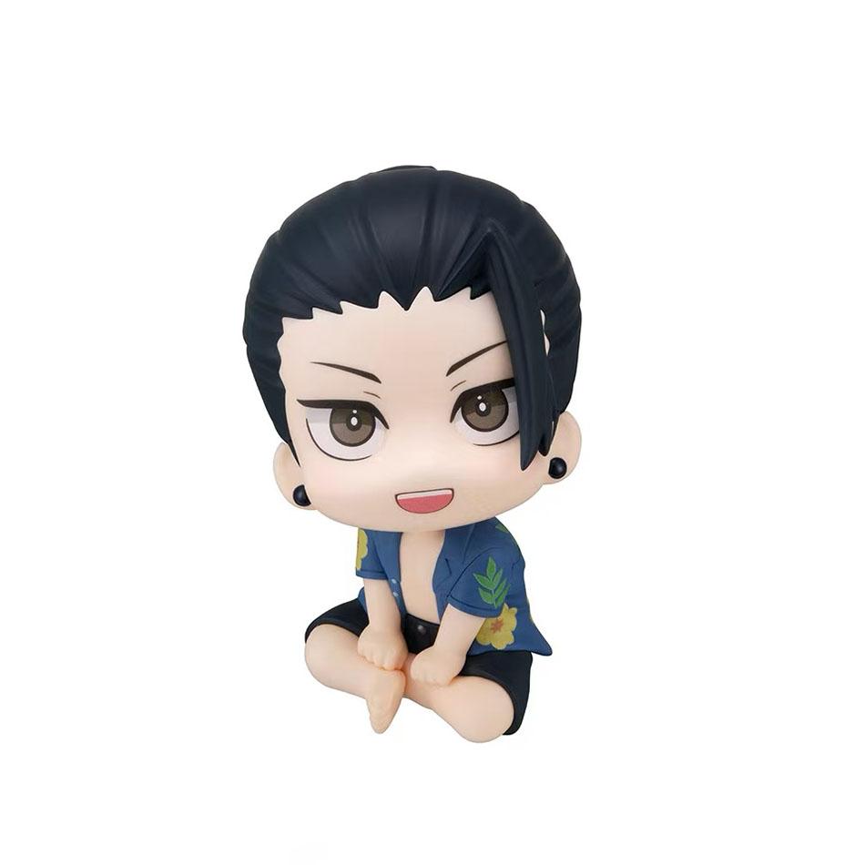 

12 см Аниме Jjk Фигурка Летний Годжо Сатору Фигурки Действия ПВХ Мини Версия Модели Гэто Сугуру Фигурка Jjk Пляжная Повседневная Одежда Подарки