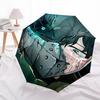 1pc Anime Character Inspired Outdoor Umbrella - Automatic Opening/Closing, Portable 3-Fold Design with 8-Bone Iron Frame - Perfect Gift for Fans, Trav