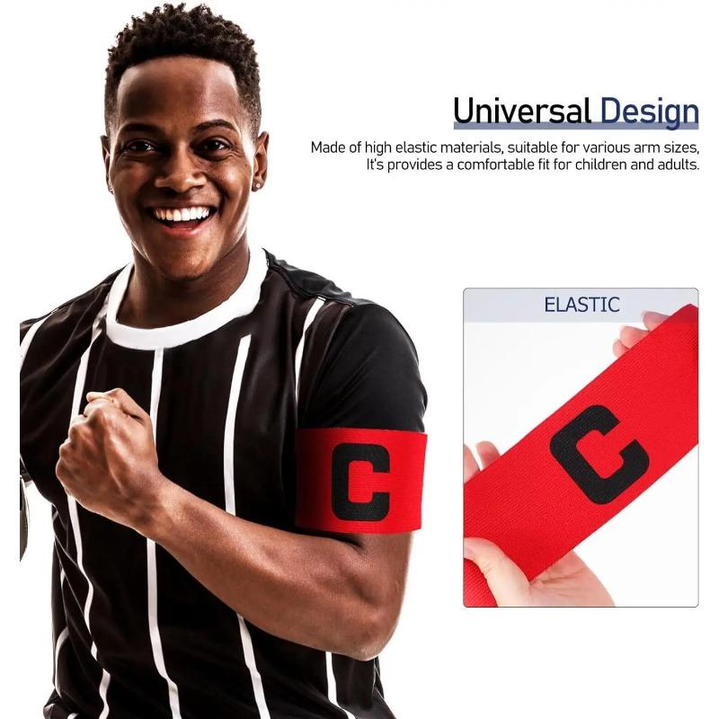 Bandă de braț reglabilă elastică pentru căpitani, benzi de fotbal, căpitan de grup, sport portabil, banderolă de fotbal, concurs cadou