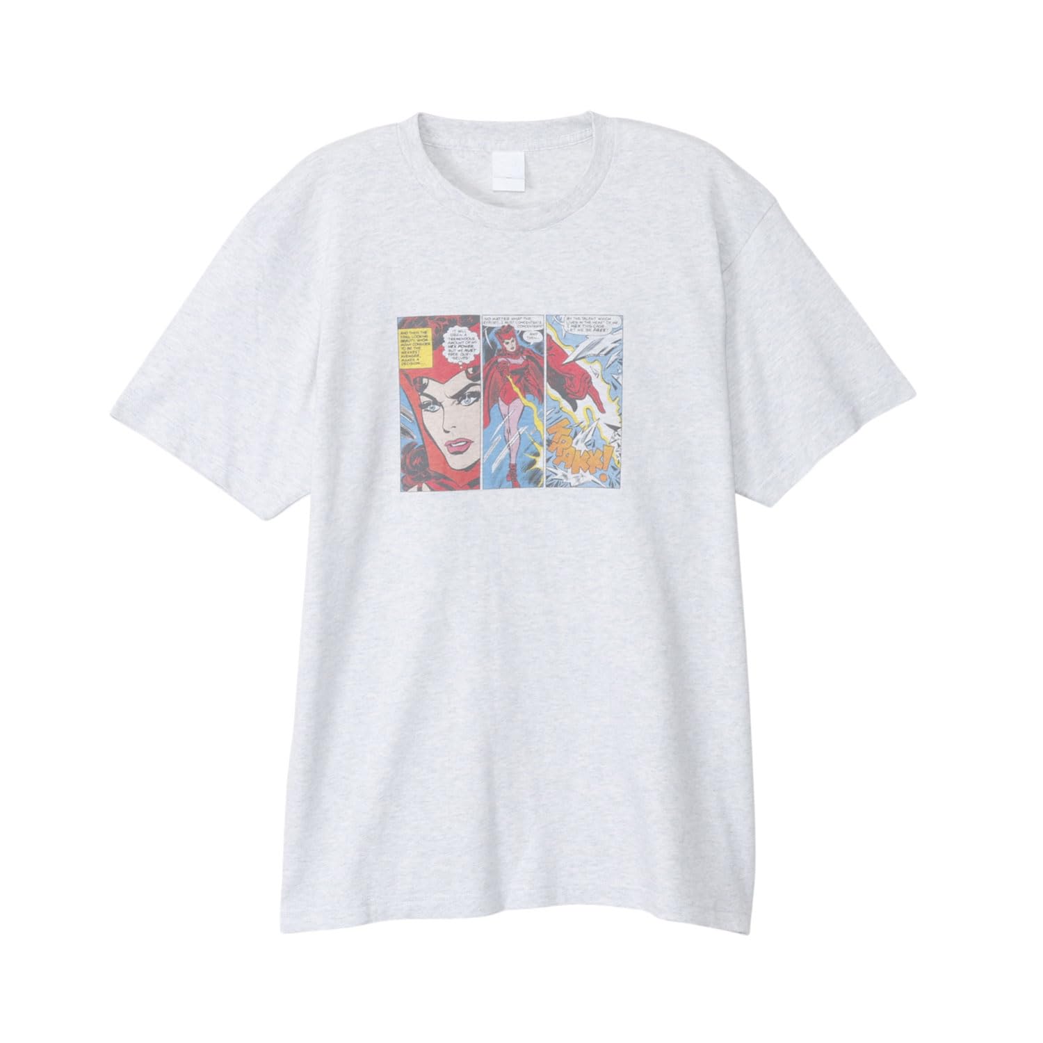 

Small Planet Marvel 50 Design T-Shirt 16/Scarlet Witch/Comic L Size Oatmeal