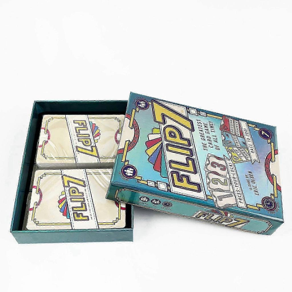 2025 2025 Flip 7 Brettspiel Kartenspiele Unterhaltsames Strategisches Tischspiel Für Familie Freund