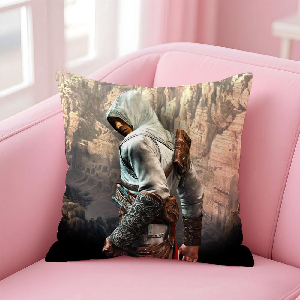 Game A-Assassins CreedS Cushion Cover Home & Car Multi-Scene Pillow Cover - Reversible, Soft & Durable for Daily Use