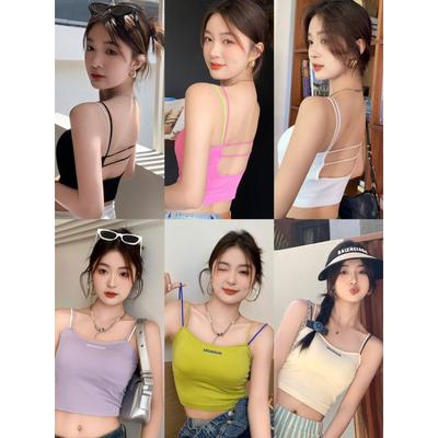 Seamless Halter Vest Early Fall New Style Outside The United States Suspenders Chest Pad One Underwear with A Top