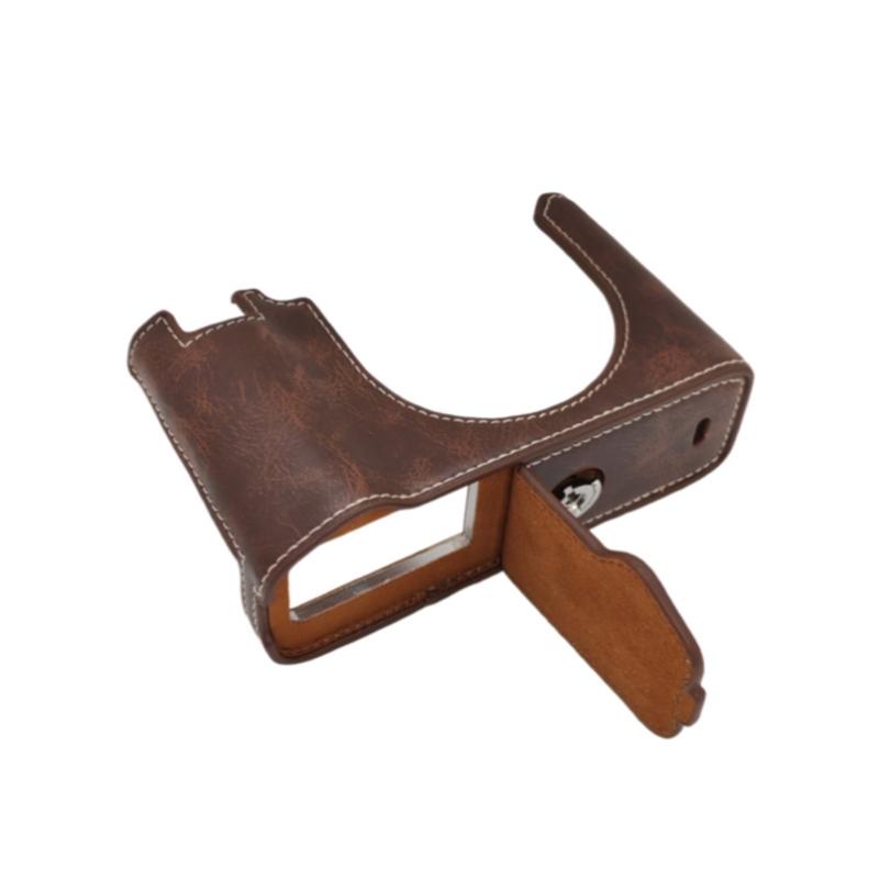 

GFX100RF Camera Base Cover Premium Leather With Integrated Port Access And Drop Protections Design