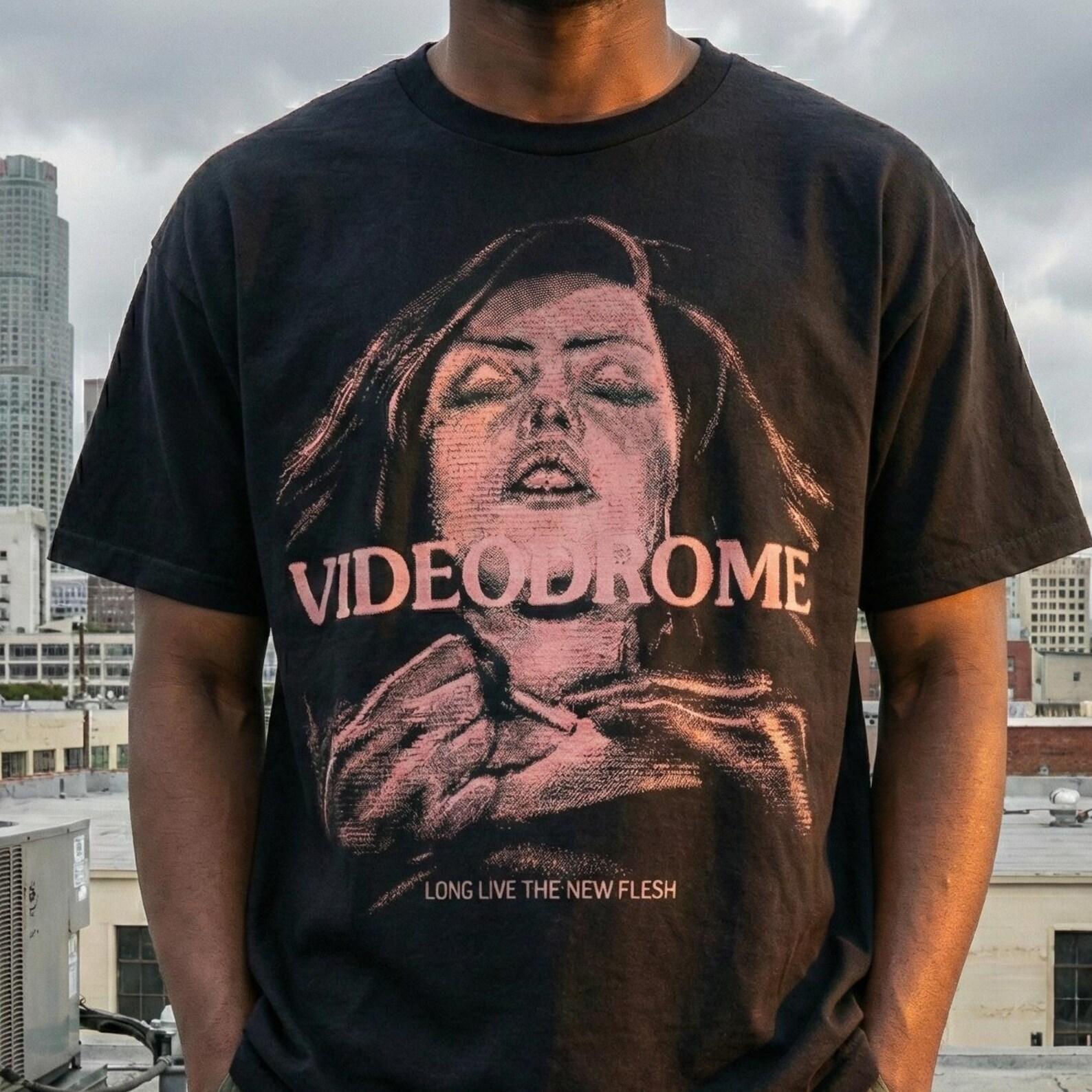 Videodrome Tee, Deborah Harry shirt, Long Live the New Flesh Tshirt, Cronenberg Horror M