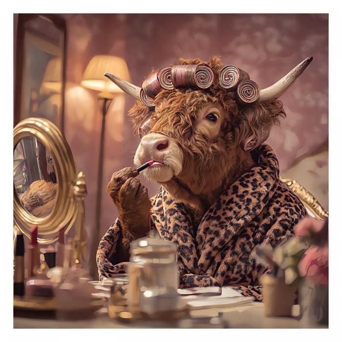 Highland Games Beautiful Cow Poster