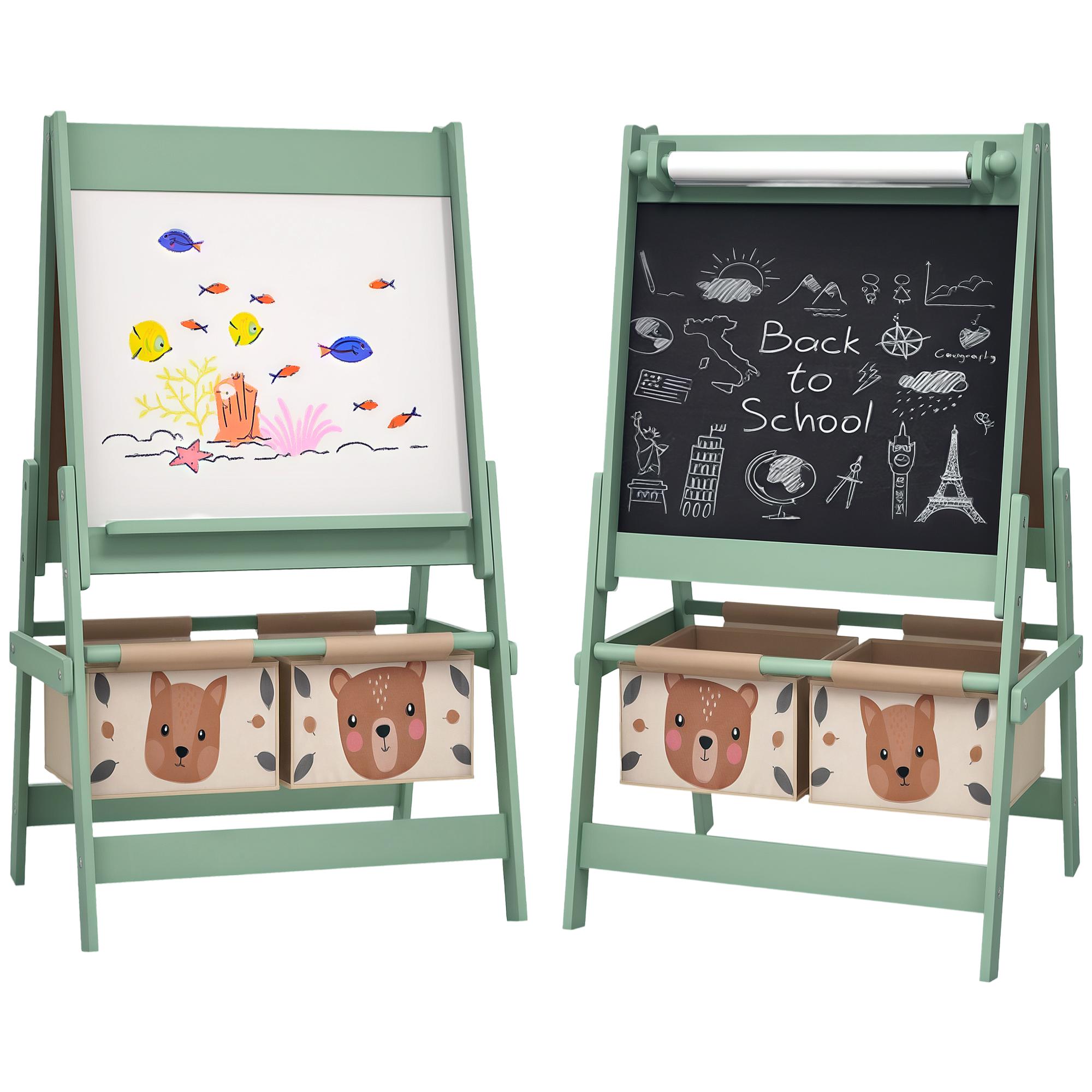 Three-In-One Kids Easel with Paper Roll