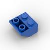 200 Piezas Bloques MOC 100 Piezas 2x2 45 Pendiente Invertida Kit Clásico de Bloques de Construcción Compatible con 3660 Accesorios de Techo para Casa de Ciudad