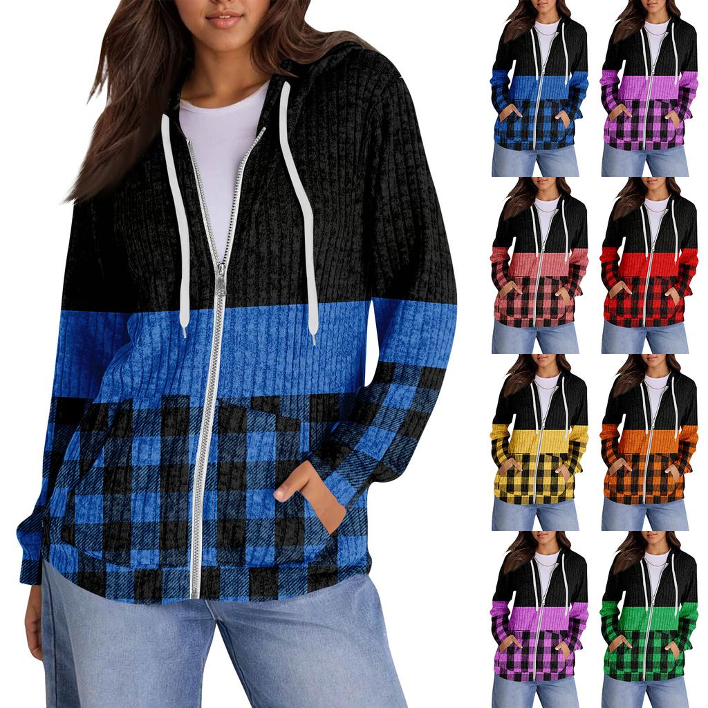 Mikiny pro ženy Trendy topy Ležérní Podzimní Móda Mikina s dlouhým rukávem S kapsami Svetr Lehký